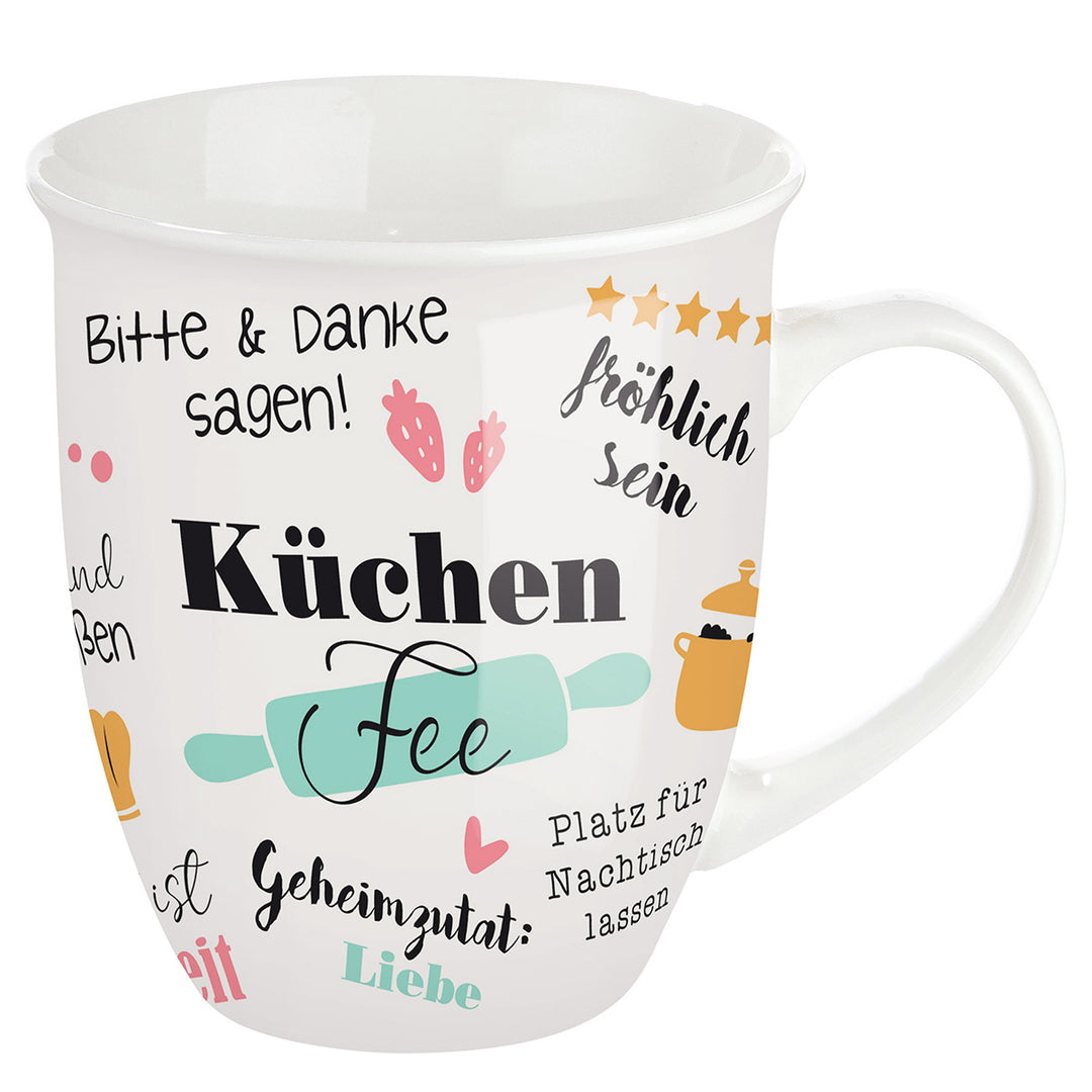 Porzellan Jumbo-Tasse 'Küchenfee'