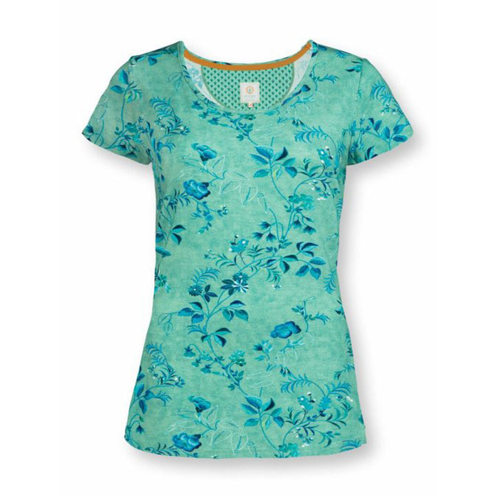 Tilly short sleeve shirt Tokyo Blossom Green S