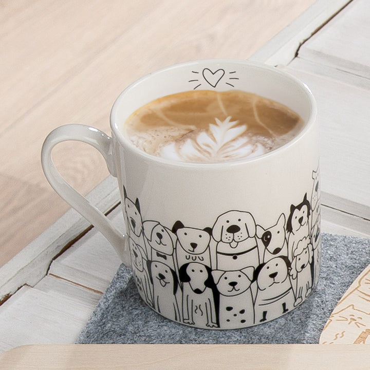 Tasse / Becher „Hundebande“