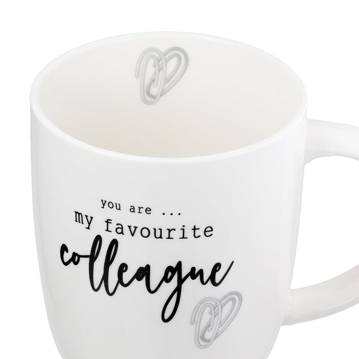 Tasse / Becher Spruch  ‚favourite colleague‘