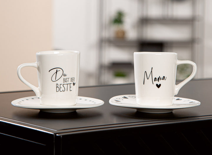 Espresso-Set „Mama + Papa“