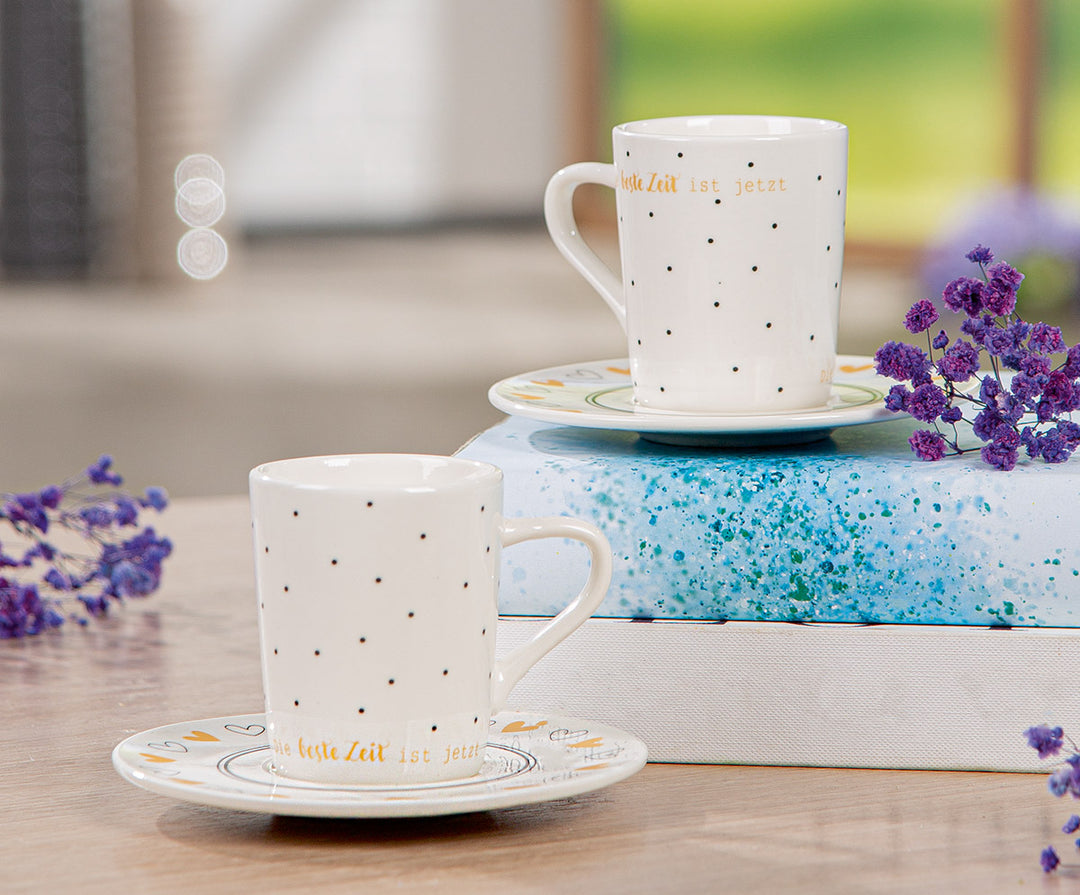 Espresso-Set „Beste Zeit“