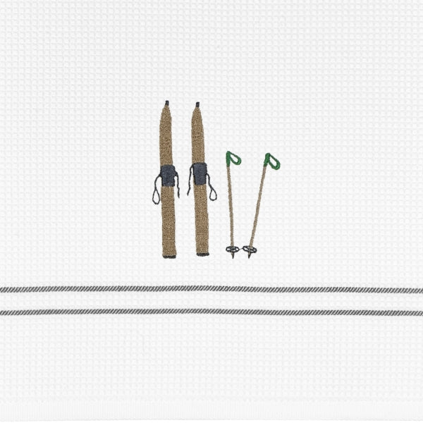 Geschirrtuch "Ski"