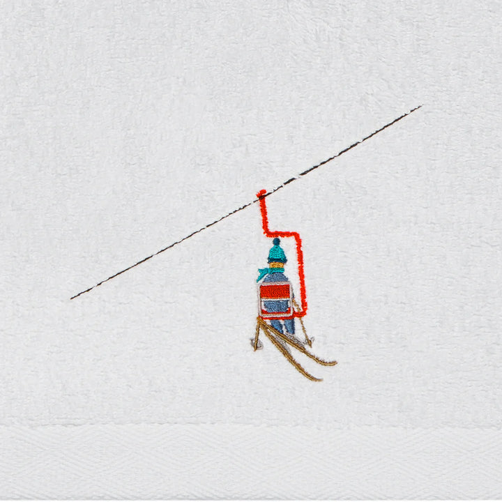 Gästehandtuch 30x50cm "Sessellift"