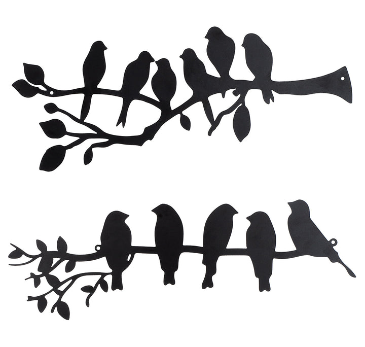 Wandrelief „Vogelparade“