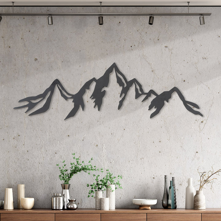 Wandrelief „Bergsilhouette“