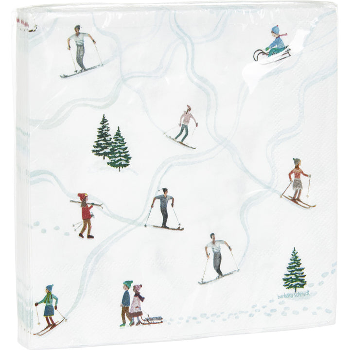 Papier-Serviette "Skipiste"