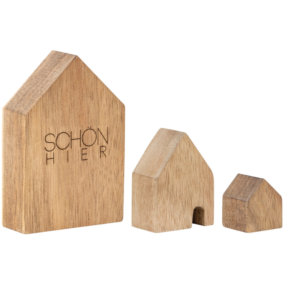 Holzhäuser "Set Schön hier . (größtes)"