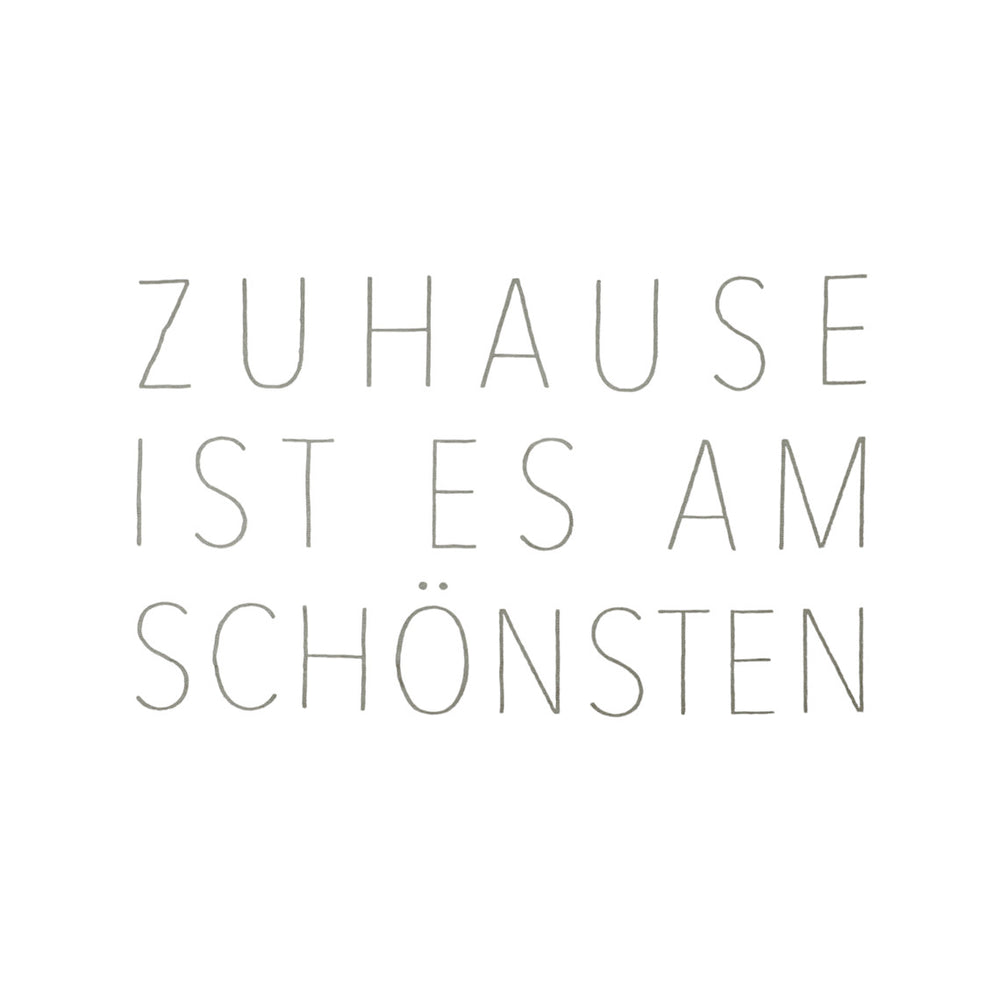 Decke "Zuhause“"