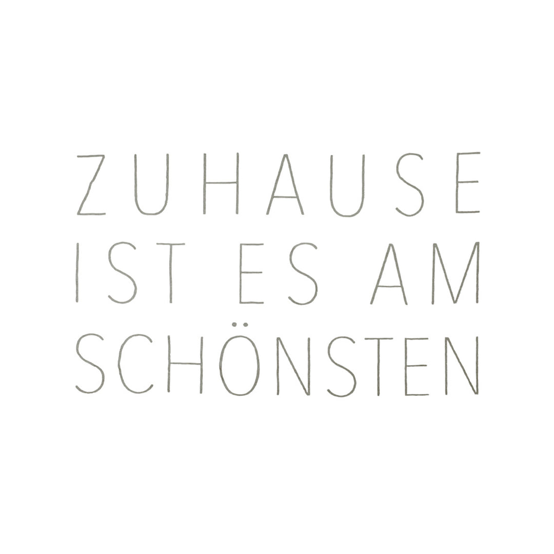 Decke "Zuhause“"