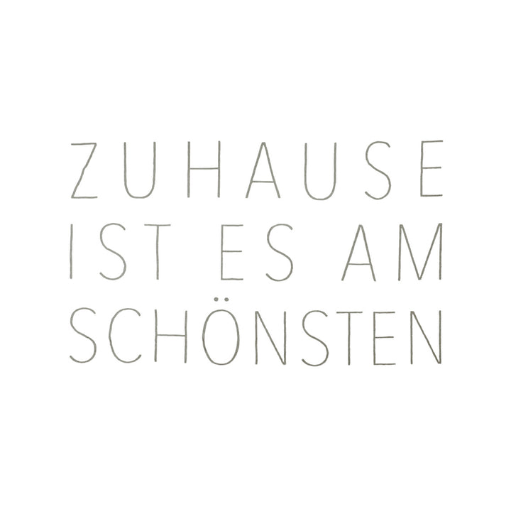 Decke "Zuhause“"