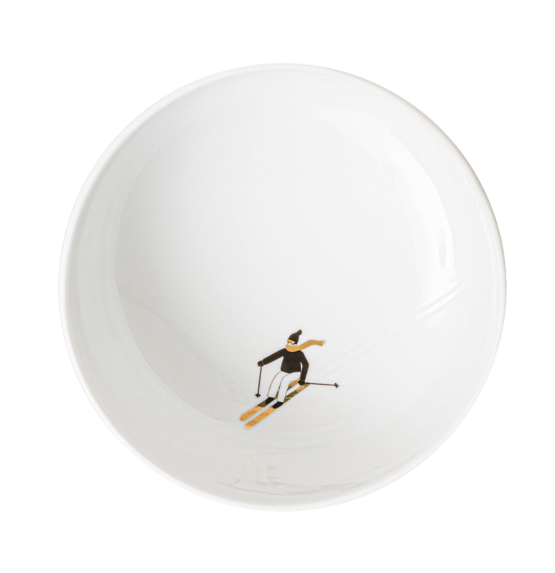 Schneetag Schüssel "Ski fahren"