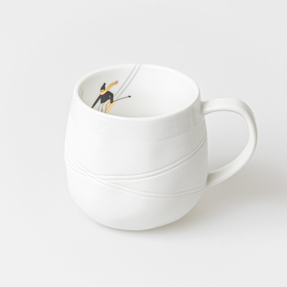 Schneetag Tasse "Ski fahren"