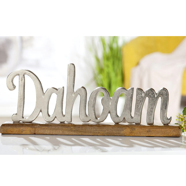 Aluminium Schriftzug 'Dahoam'