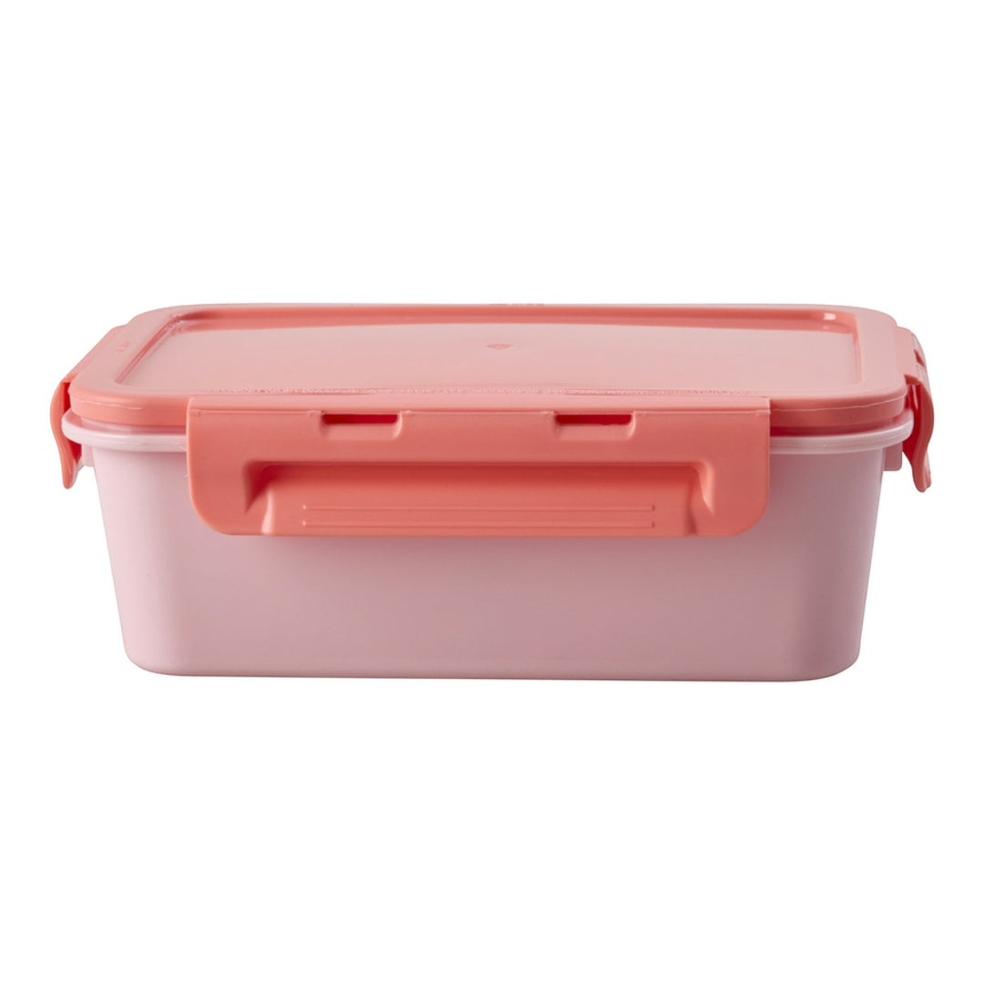Lunchbox mit 3 Einsätzen in den Farben Koralle und Rot