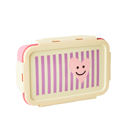 Lunchbox mit 3 Einsätzen – Happy Heart Print