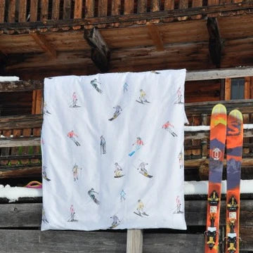 Bettwäsche Skifahrer