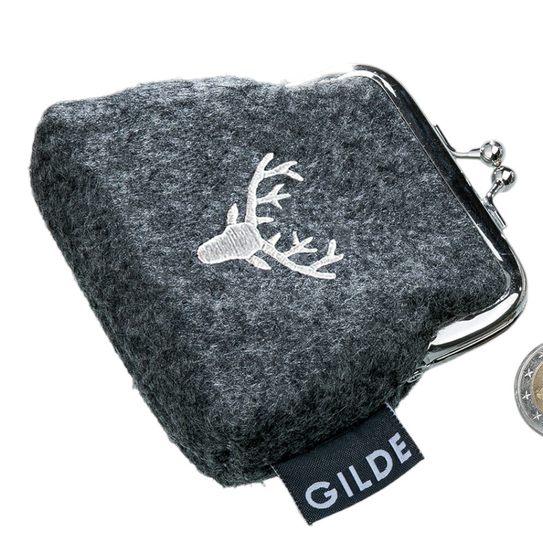 Filz Kleine Geldbeutel Klipp 'Hirsch'