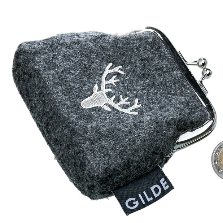 Filz Kleine Geldbeutel Klipp 'Hirsch'