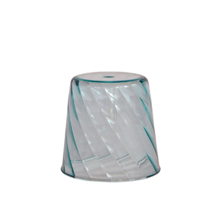 Acrylbecher im Twisted Swirl Design – Mint – Mittel – 340 ml
