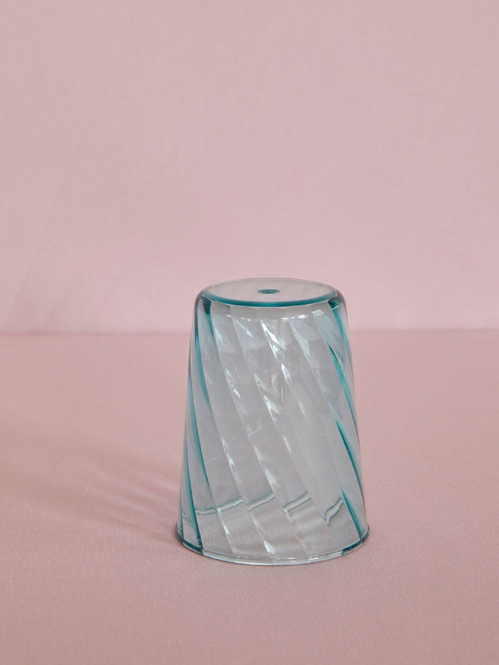 Acrylic mug in Twisted Swirl design – Mint – Medium – 340 ml