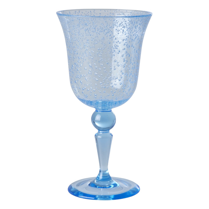 Acryl-Weinglas im Blasen-Design – Mint – 360 ml