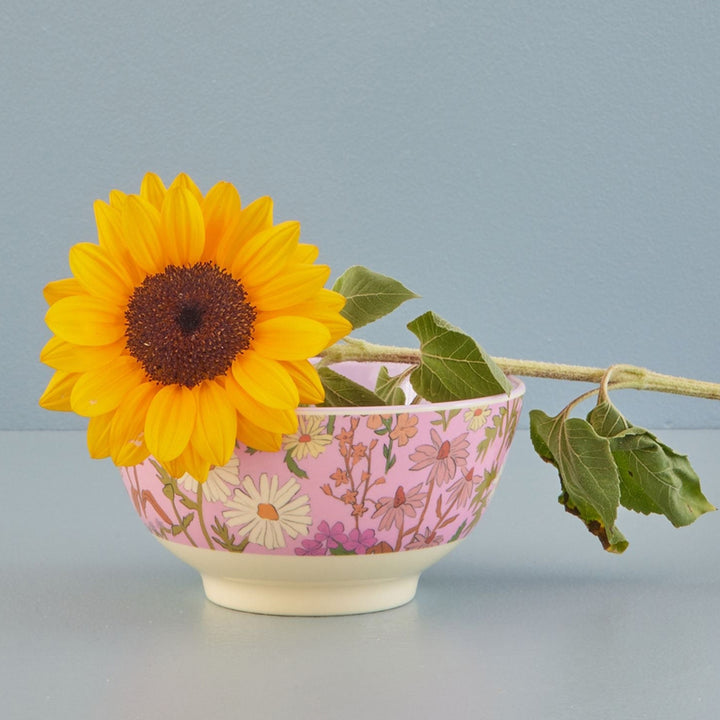Melamine Bowl with Daisy Dearest Print - Medium - 700 ml
