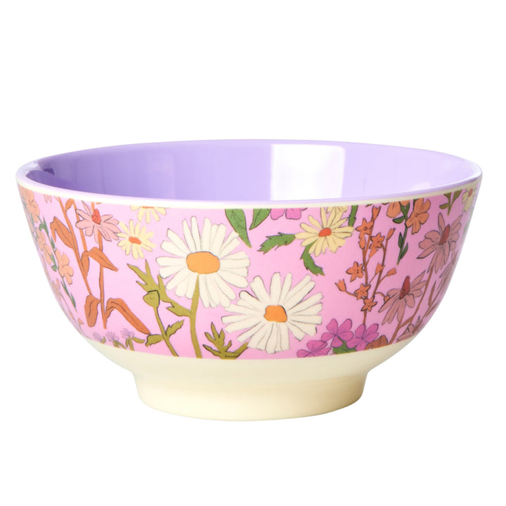Melamine Bowl with Daisy Dearest Print - Medium - 700 ml