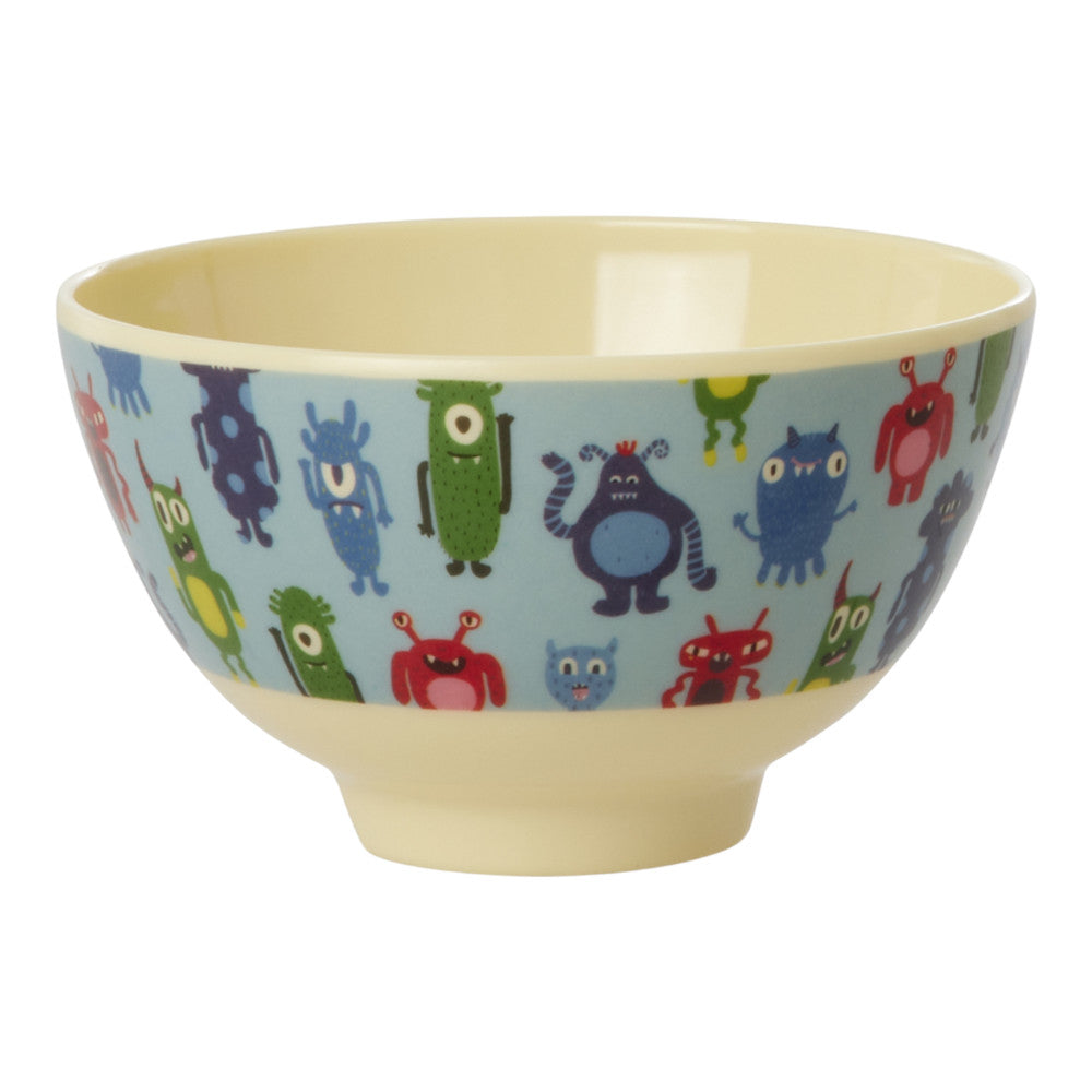 Melaminschüssel Kinder - Monsters Print– klein – 300 ml
