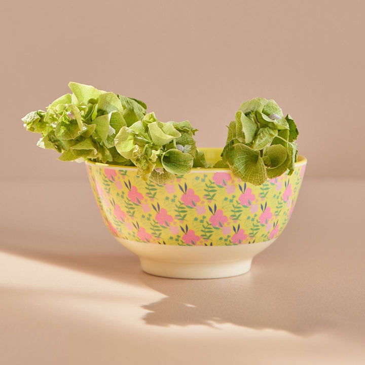 Melamine Bowl with Sunny Days Print - Medium - 700 ml
