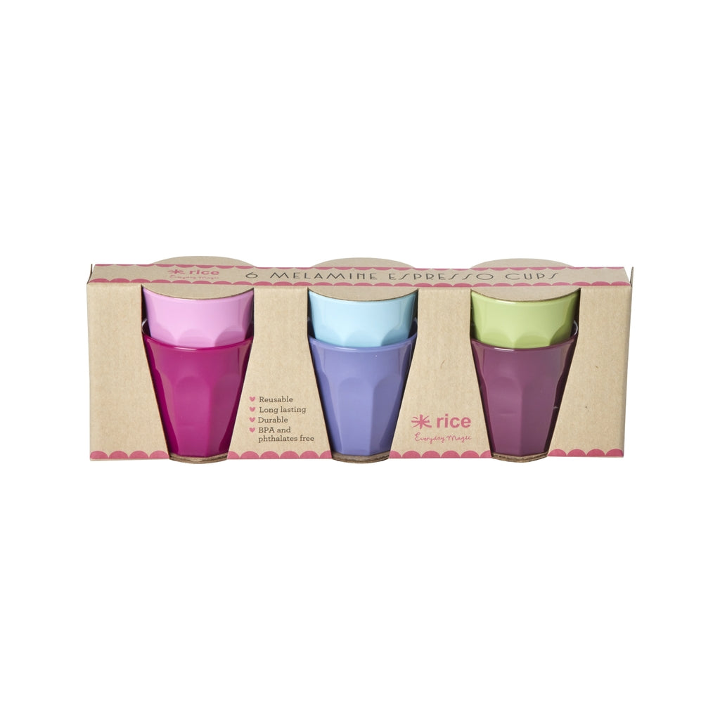 Espressotassen aus Melamin in verschiedenen Farben – 80 ml