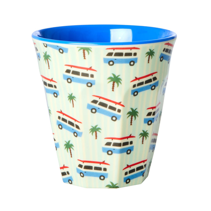 Melamine cup with car print - medium - 250 ml