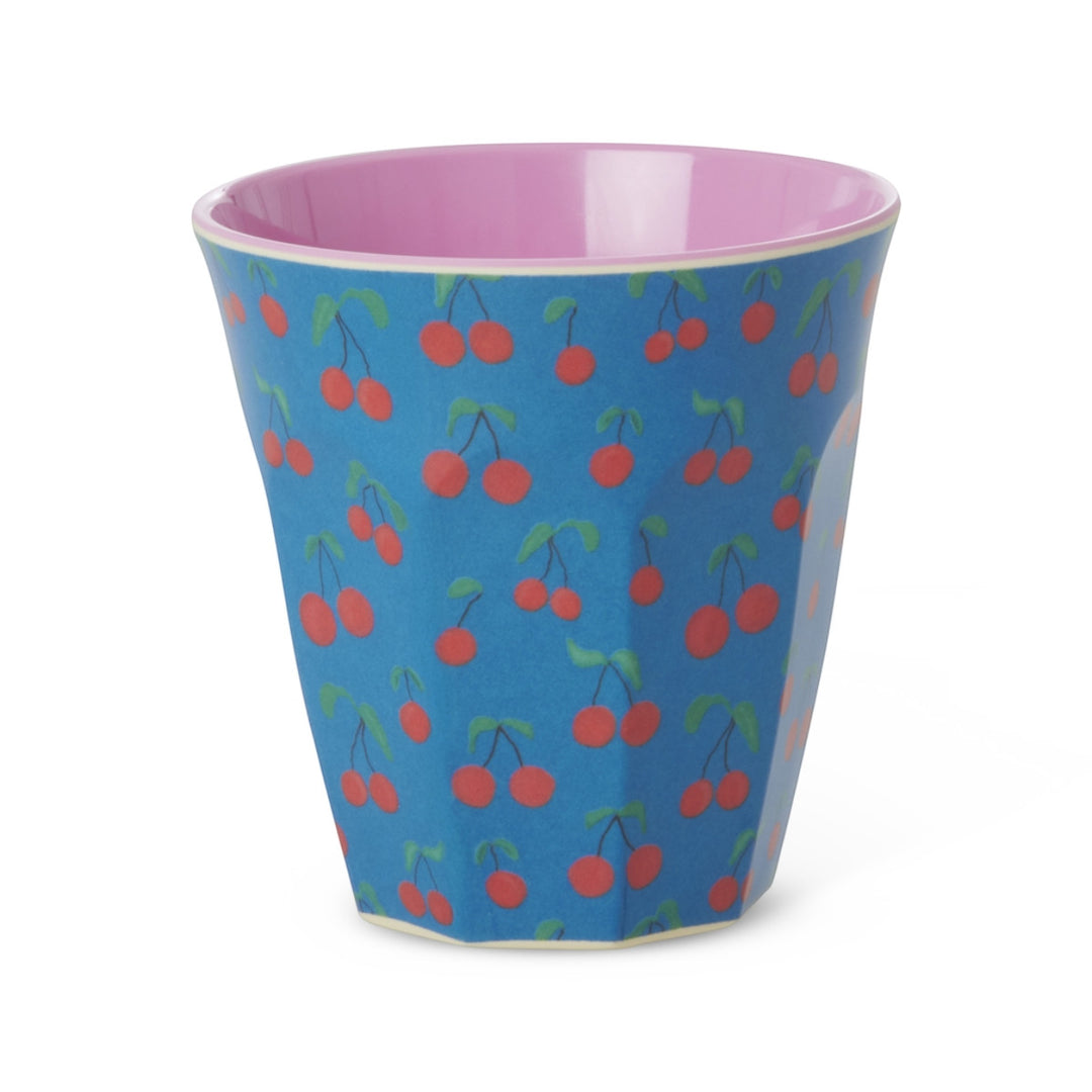 Melaminbecher mit Cherry Love Print – mittelgroß – 250 ml