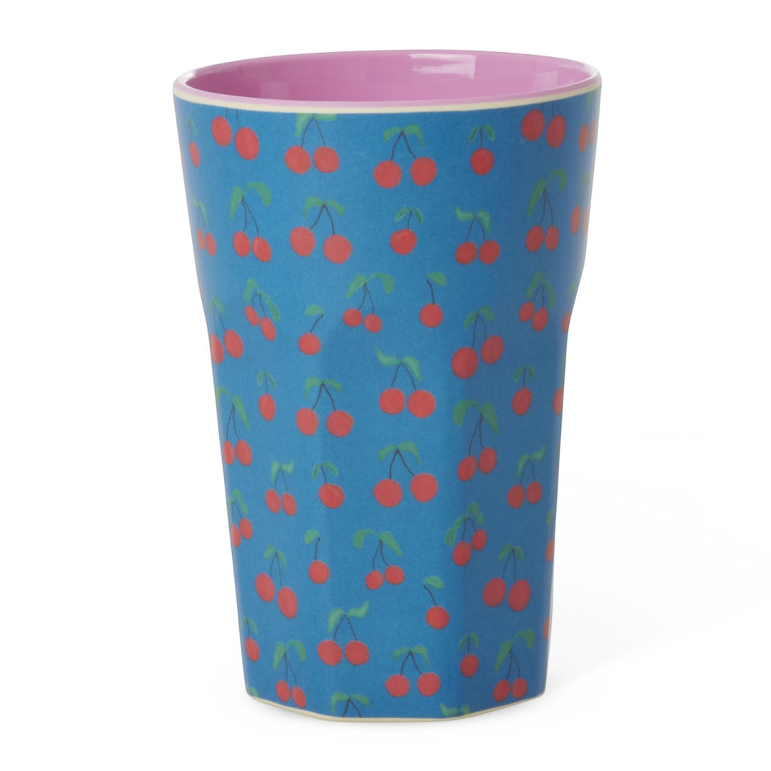 Melamin Becher mit Cherry Love Print – groß – 400 ml
