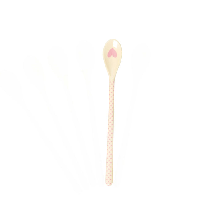 Melamine Teaspoon - Heart Print