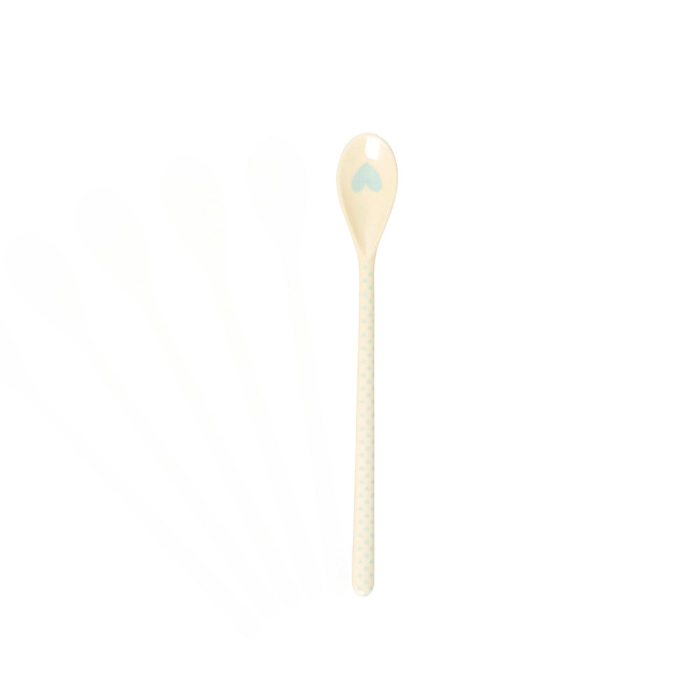 Melamine Teaspoon - Heart Print
