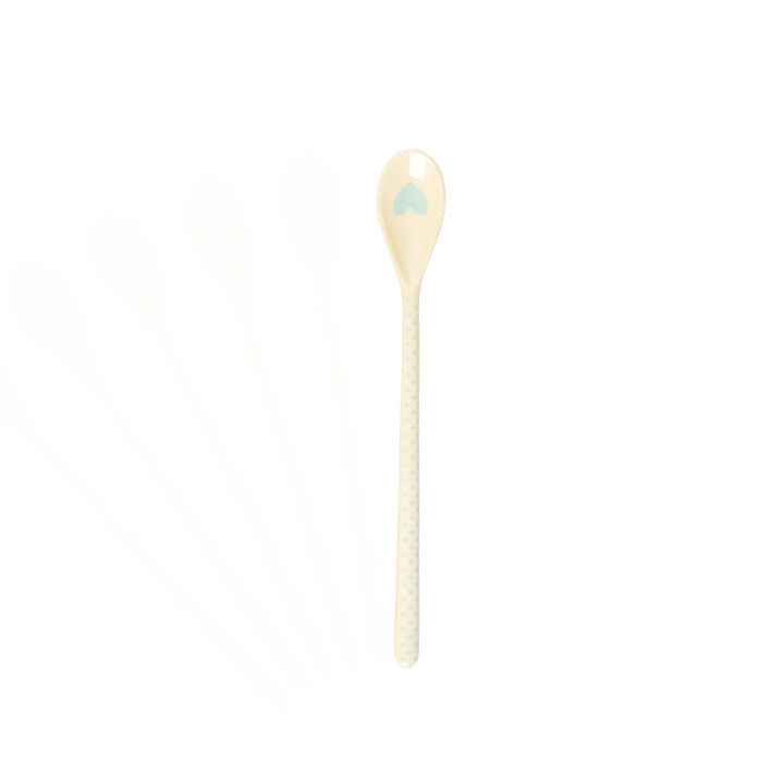 Melamine Teaspoon - Heart Print