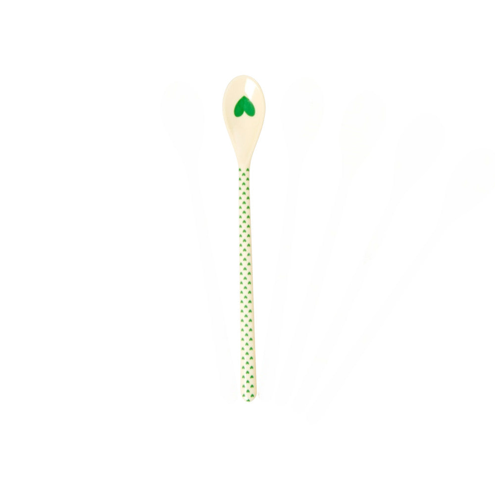 Melamine Teaspoon - Heart Print