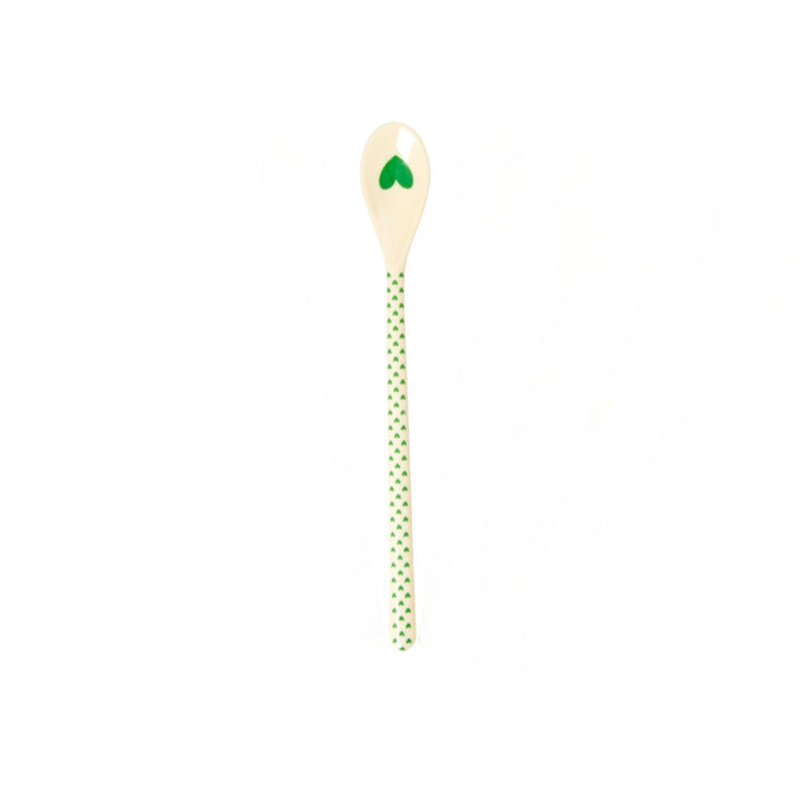 Melamine Teaspoon - Heart Print