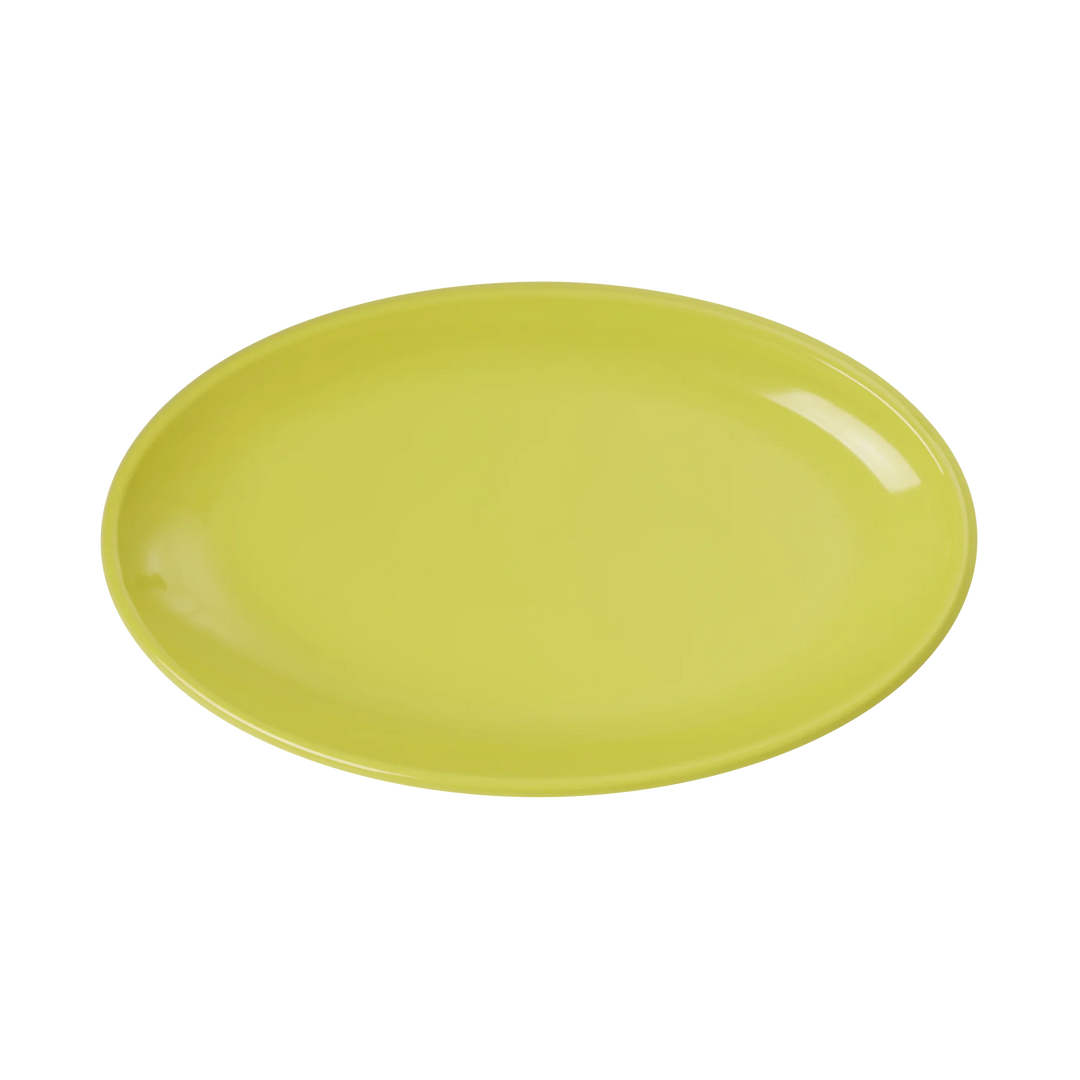 Medium Melamin Servierplatte - Gelb