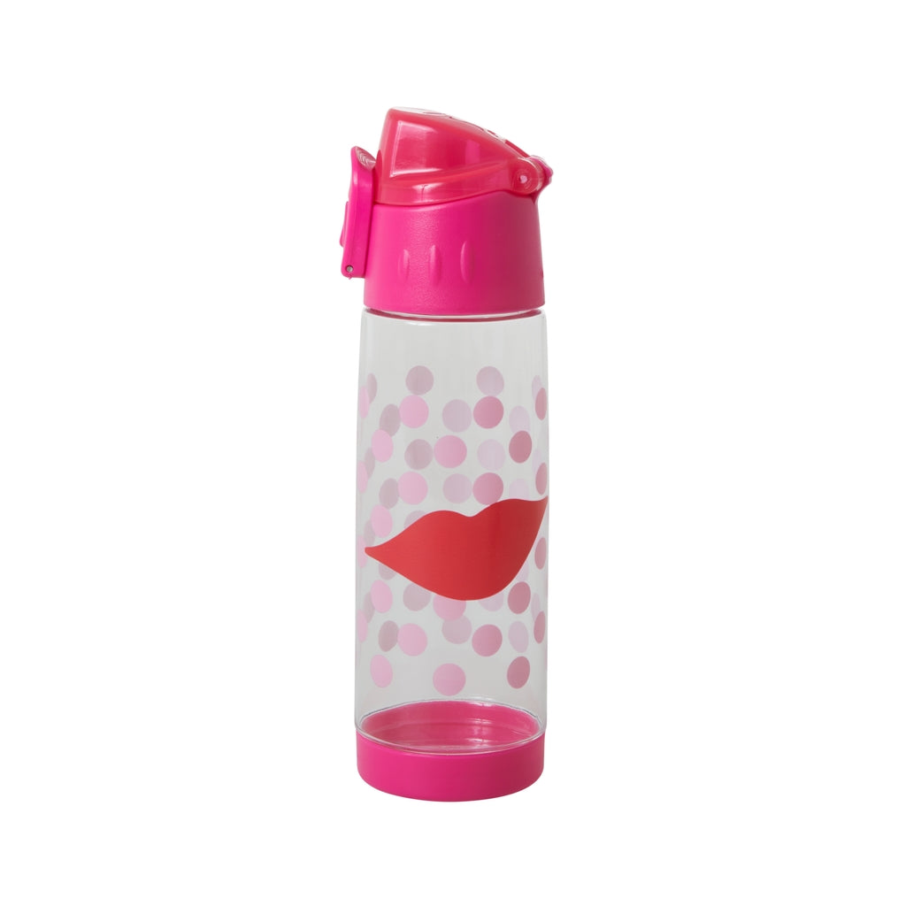 Kunststoff-Kindertrinkflasche mit Kiss-Aufdruck – 500 ml.