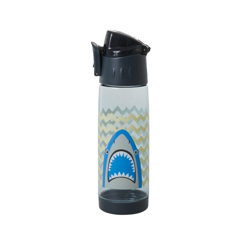 Kindertrinkflasche aus Kunststoff mit Hai-Aufdruck – 500 ml
