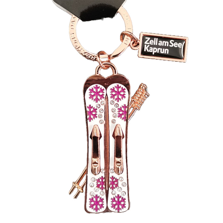 Schlüsselanhänger Ski Metall