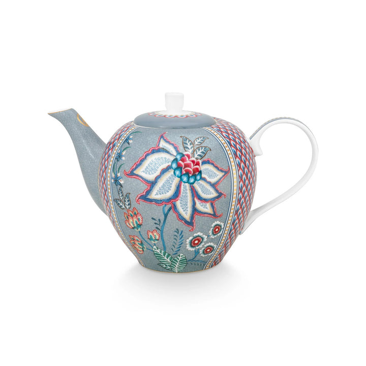 Teekanne Large Flower Festival Light Blue 1,6 ltr