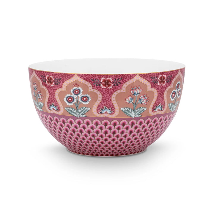 Schüssel Flower Festival Scallop Deco Dark Pink 18 cm