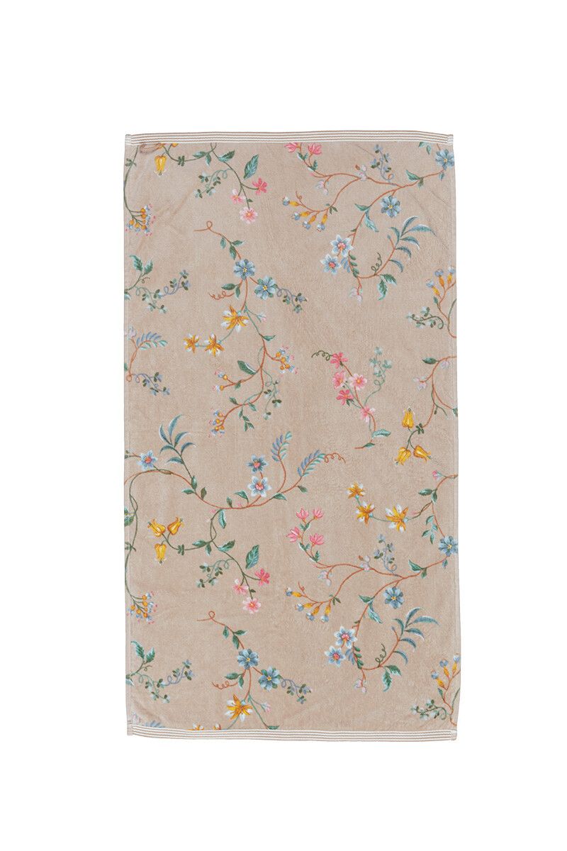 Towel Les Fleurs Green 55x100 cm