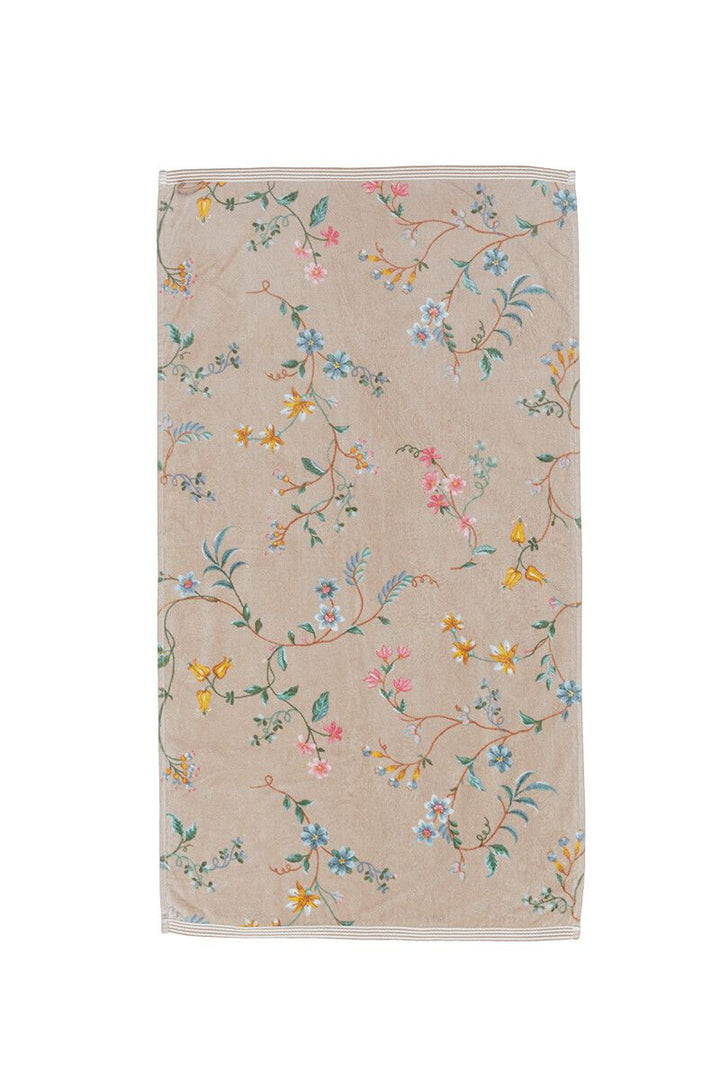 Towel Les Fleurs Green 55x100 cm