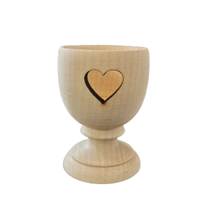 Egg cup made of maple wood approx. 4.5 x 6 cm 