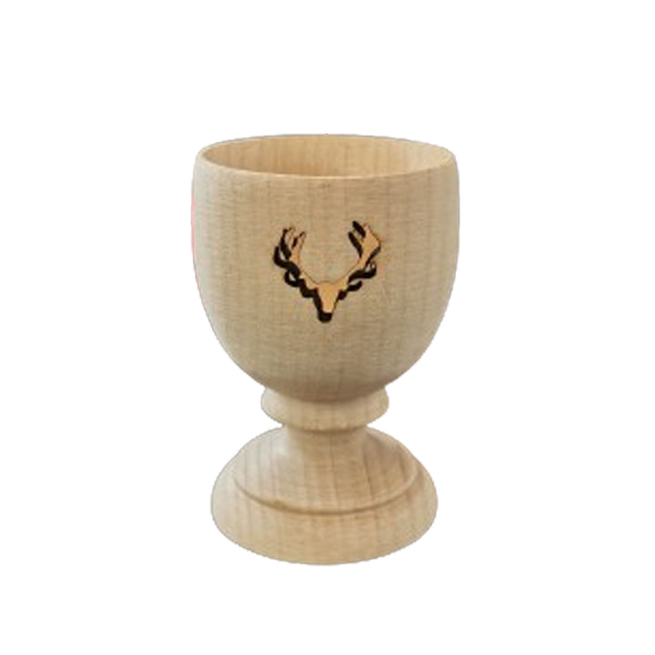 Egg cup made of maple wood approx. 4.5 x 6 cm 