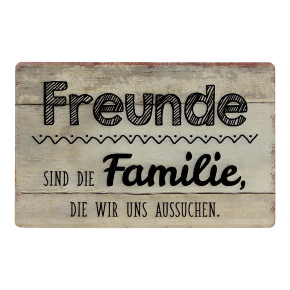 Metall Schild Weisheit 'Familie'